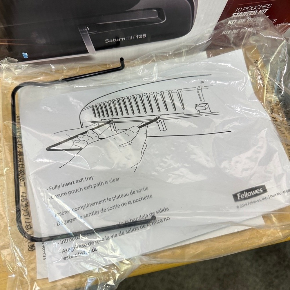 Fellowes Saturn3i 125 Laminator Thermal Home Small Office Jam Free InstaHeat - Picture 12 of 16
